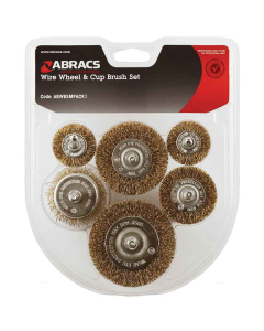 ABRACS 6pc Spindle Mounted Brush Pack
