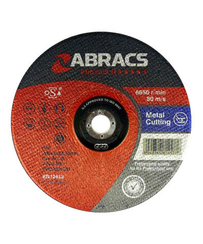 ABRACS Phoenix II 115mm x 3.0mm DPC Metal Cutting Disc (Pack of 25)