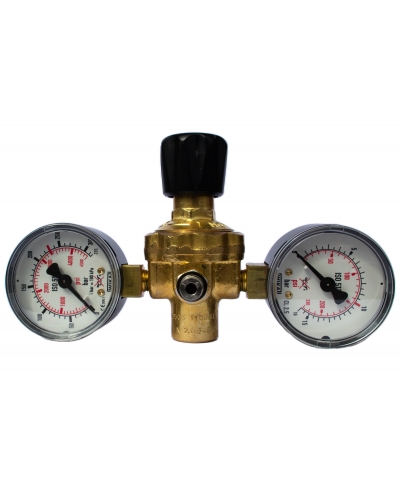 Oxyturbo Nitrogen Twin Gauge Regulator for Disposable Cylinders