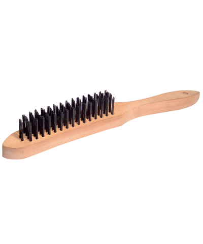 Parweld Mild Steel Wire Brush 4 Row MS4W