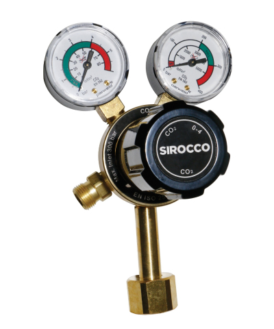 Parweld Single Stage 2 Gauge CO2 Gas Regulator 300 Bar E700152