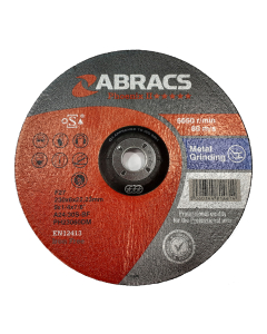 ABRACS Phoenix II 230mm x 6mm Metal Grinding Disc (Pack of 10)