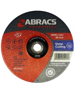 ABRACS Phoenix II 115mm x 3.0mm DPC Metal Cutting Disc Pk of 25