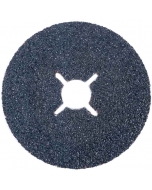 ABRACS 115mm x 22mm x 36grit Zirconium Fibre Sanding Disc pk of 25