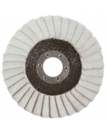 ABRACS 115mm x 22mm Felt Polishing Flap Disc