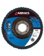 ABRACS 115mm x 22mm x 40grit Zirconium Flap Disc pk of 5