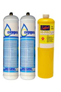 Oxyturbo Oxygen and Map/Pro Gas Cylinder Package 