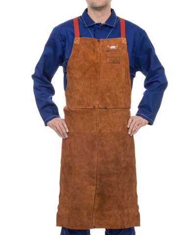 Weldas Lava Brown™ Welding Bib Apron (44-7142)