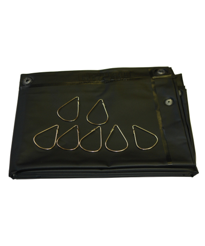 Cepro Dark Green Non-Transparent Welding Curtain