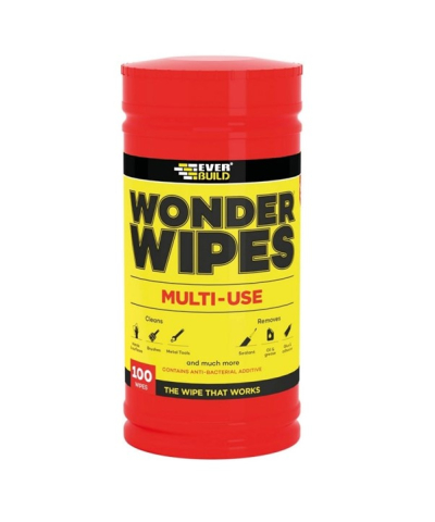 Everbuild Multi Use Wonder Wipes 100 Wipes