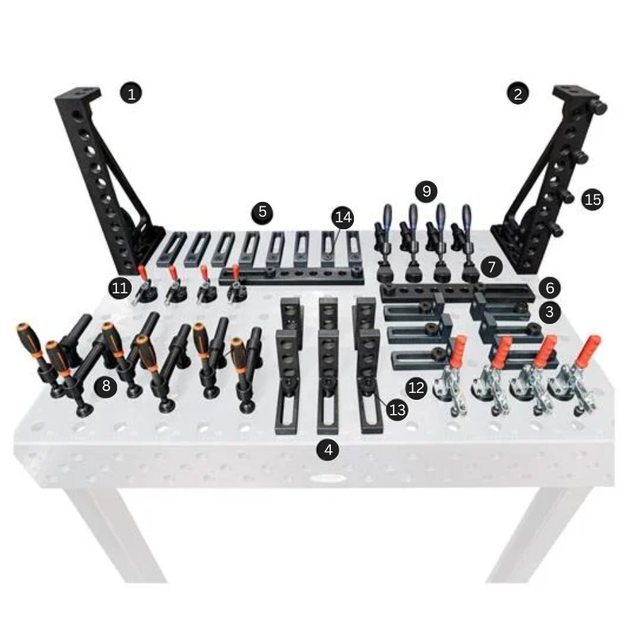 Yahanda D28 3D Welding Table Accessories Kit-81 Pieces