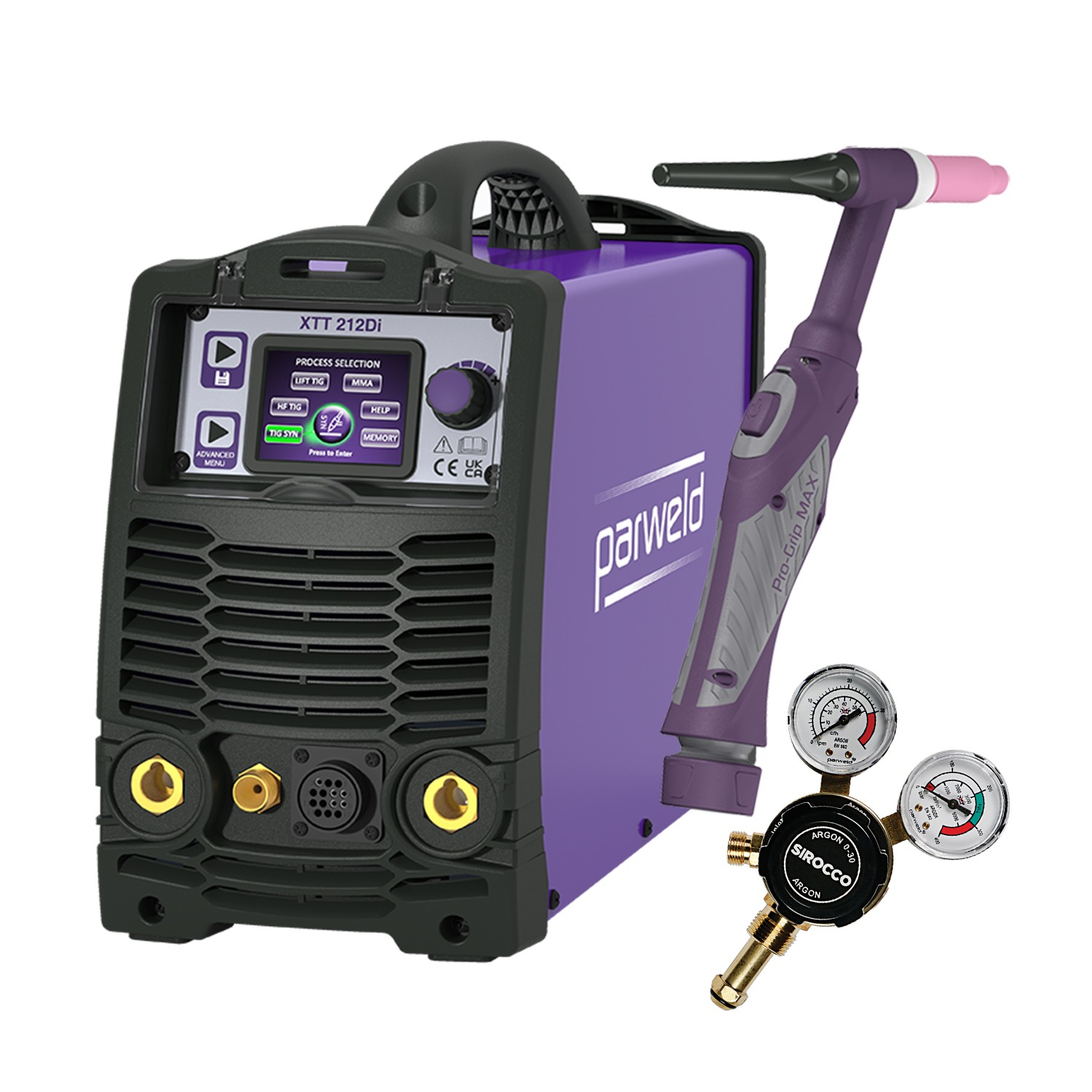 An AC/DC TIG welder