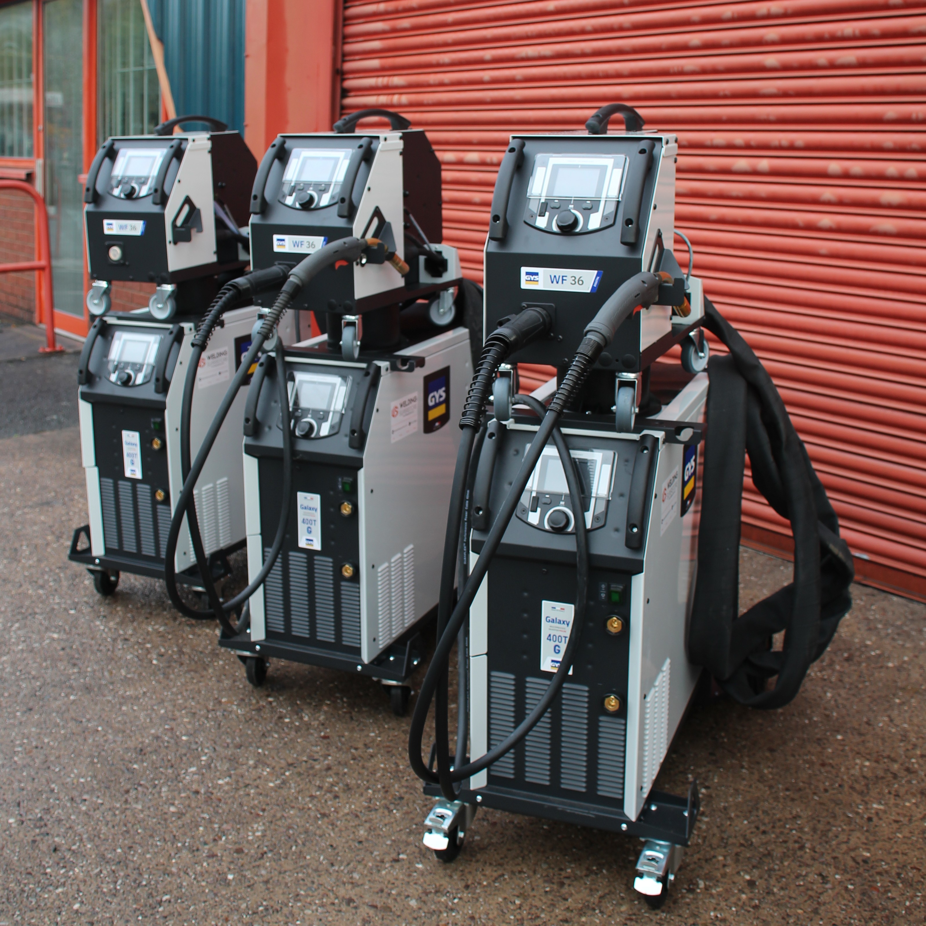Three GYS Galaxy 400T W Multi-Process Welders Sold to Customer Three GYS Galaxy 400T W Multi-Process Welders Sold to Customer