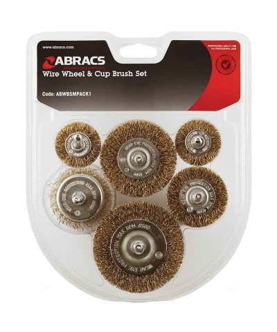ABRACS 6pc Spindle Mounted Brush Pack