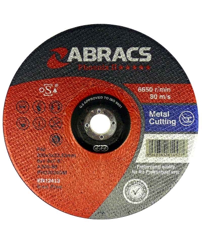 ABRACS Phoenix II 115mm x 3.0mm DPC Metal Cutting Disc Pk of 25