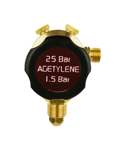 Parweld Single Stage Plugged Acetylene Gas Regulators 25 Bar E700101