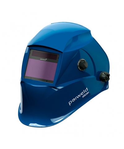 Parweld XR938H Large View Light Reactive Welding and Grinding Helmet - Blue