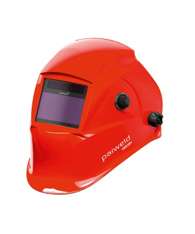 Parweld XR938H Large View Light Reactive Welding and Grinding Helmet - Red