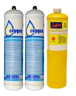Oxyturbo Oxygen and  Map/Pro Gas Cylinder Package 