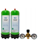 Nitrogen (N2) Disposable Gas Cylinder & Regulator Package