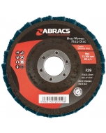 ABRACS Non-Woven Flap Disc 115mm  X 22mm Coarse