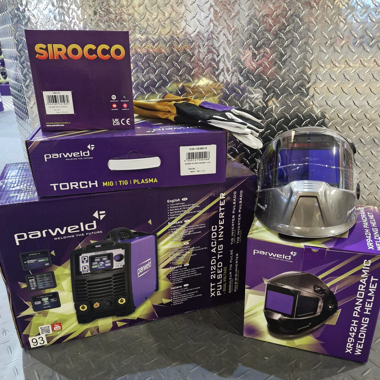Customer TIG Welding Setup: High-Spec Parweld Gear Collected from Our Showroom