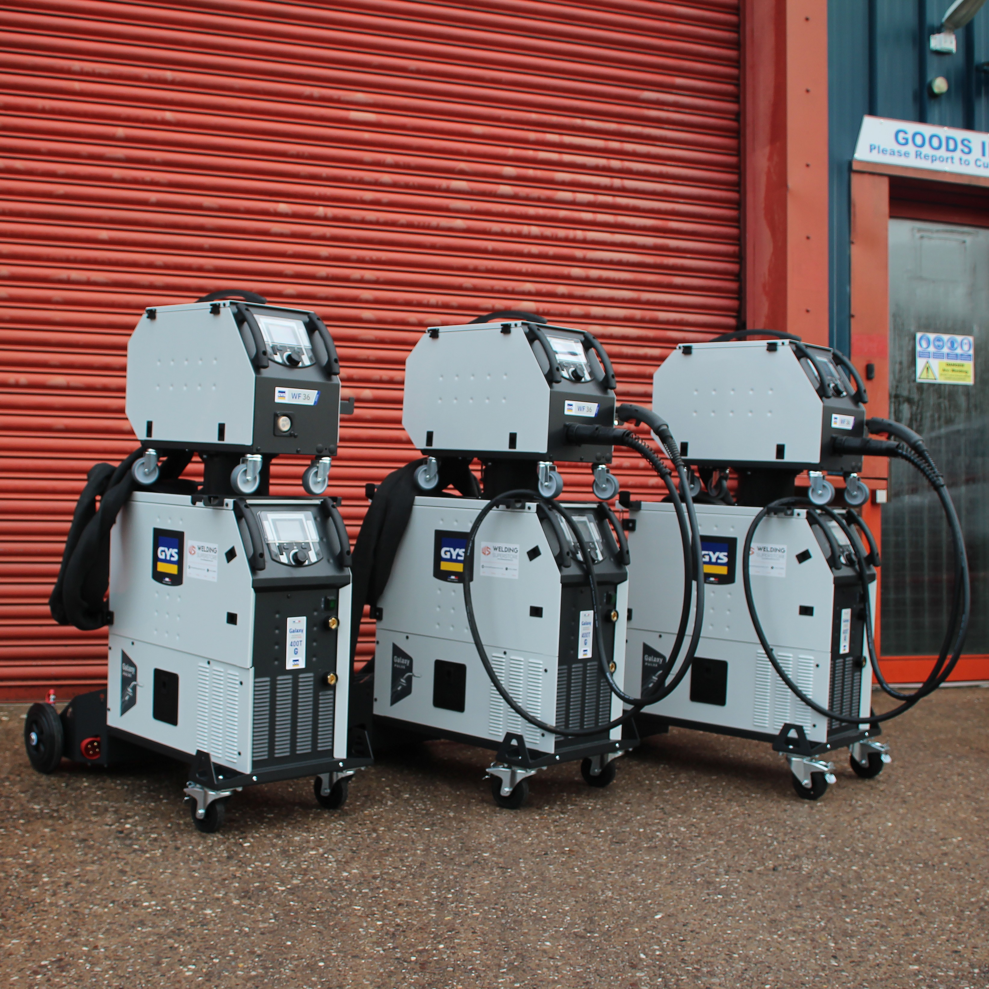 Three GYS Galaxy 400T W Multi-Process Welders Sold to Customer