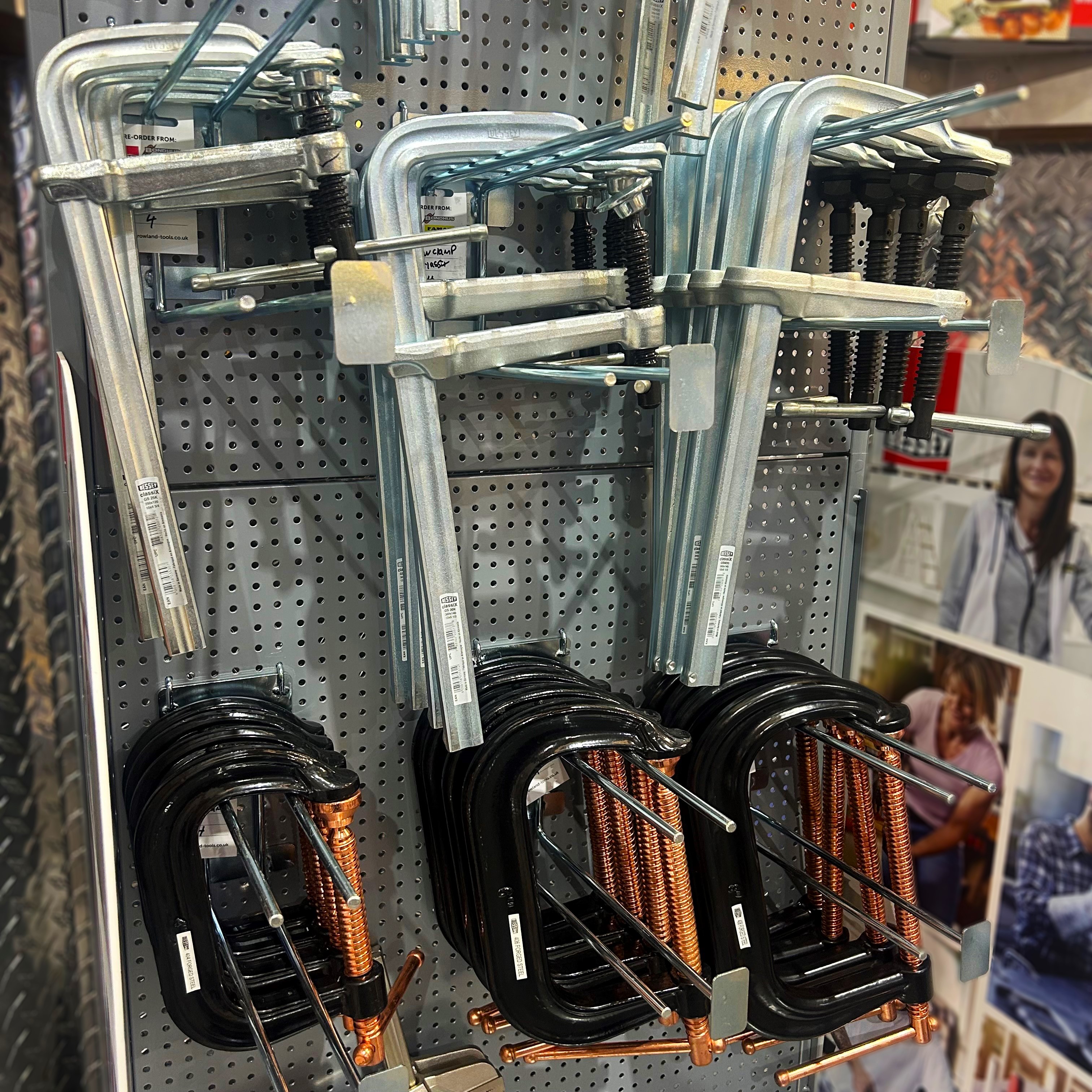 The Bessey Clamps We Stock