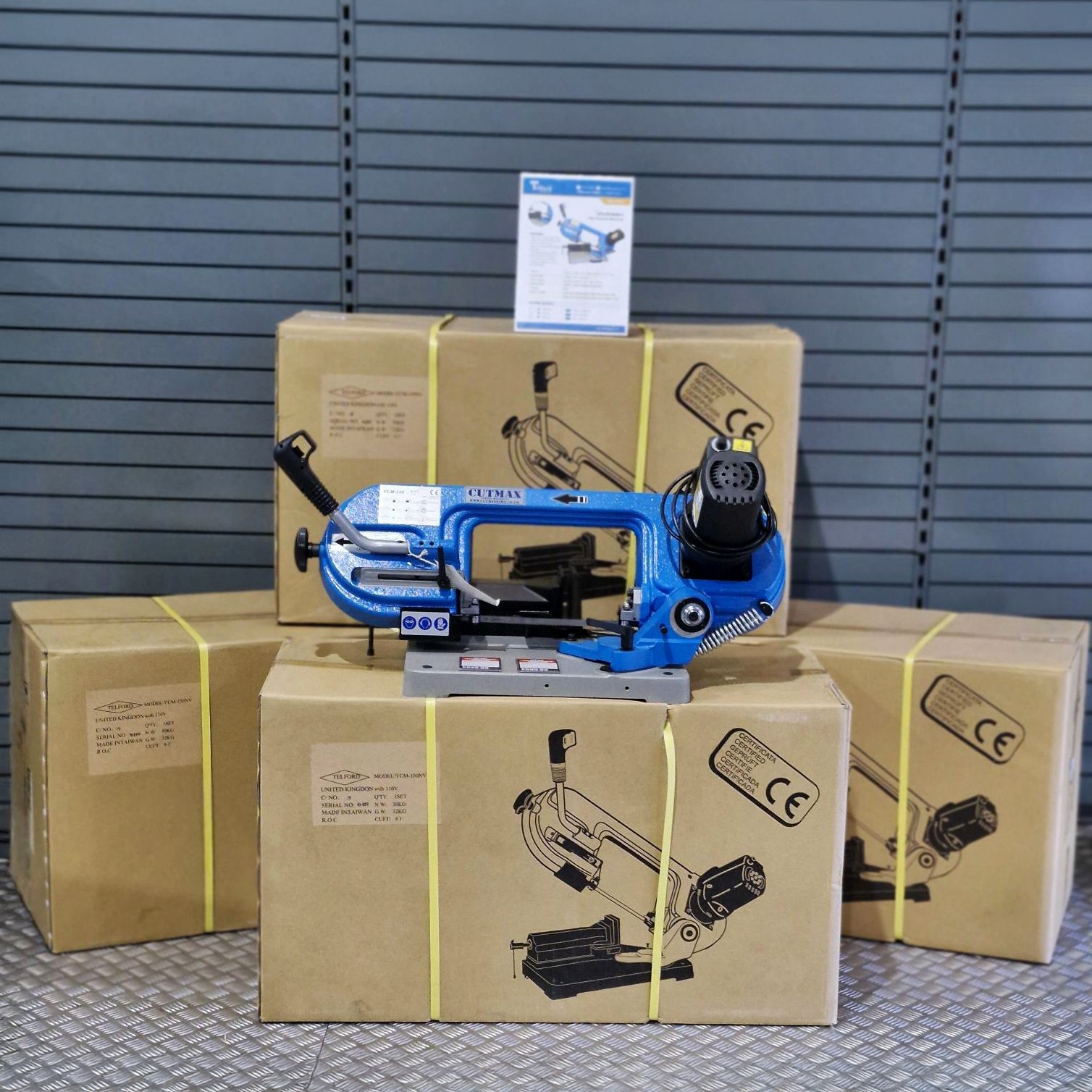 Cutmax 150mm Portable Metal Bandsaw (110v) Cutmax 150mm Portable Metal Bandsaw (110v)